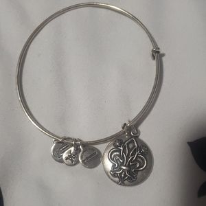 Alex and ani Fleur de Lis bracelet